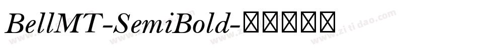 BellMT-SemiBold字体转换