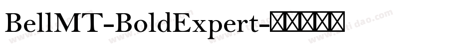 BellMT-BoldExpert字体转换