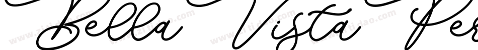BellaVistaPersonalUse-L3O53字体转换