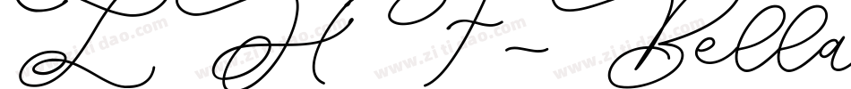 LHF-Bella-Vista-Regu字体转换