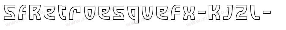 SfRetroesqueFx-KJZl字体转换