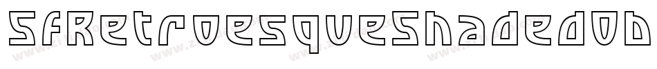 SfRetroesqueShadedOblique-mPV2字体转换 SfRetroesqueShadedOblique-mPV2字体转换