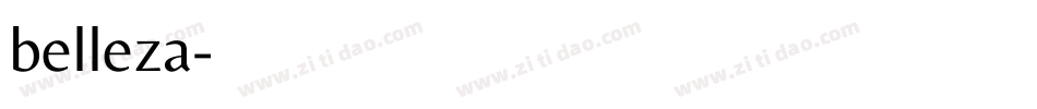 belleza字体转换