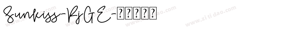 Sunkiss-RjGE字体转换