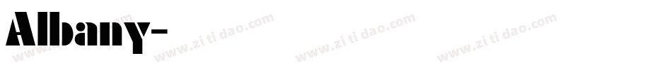 Albany字体转换