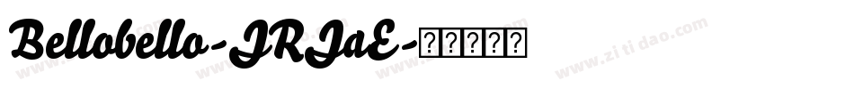 Bellobello-JRJaE字体转换
