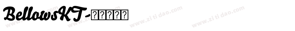 BellowsKT字体转换