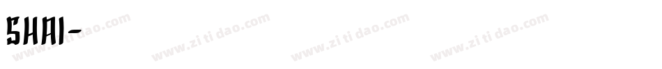 SHAI字体转换