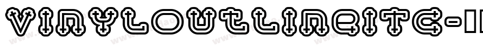 VinylOutlineITC字体转换