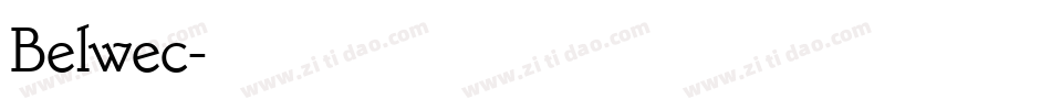 Belwec字体转换