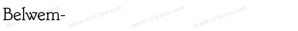 Belwem字体转换