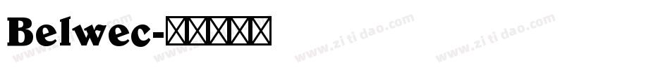 Belwec字体转换