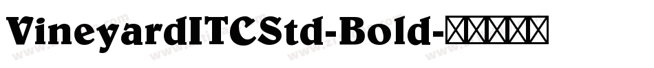 VineyardITCStd-Bold字体转换