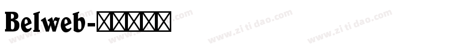 Belweb字体转换