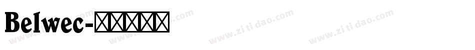 Belwec字体转换