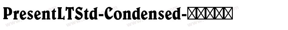 PresentLTStd-Condensed字体转换