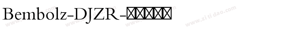 Bembolz-DJZR字体转换