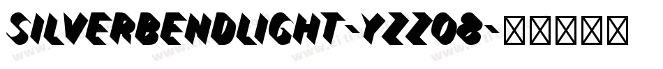 SilverBendLight-Yzzo8字体转换