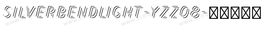 SilverBendLight-Yzzo8字体转换