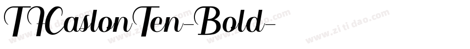 TFCaslonTen-Bold字体转换