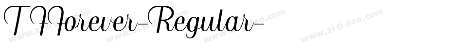 TFForever-Regular字体转换