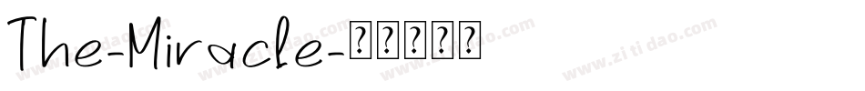 The-Miracle字体转换