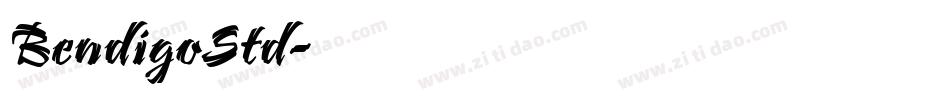 BendigoStd字体转换
