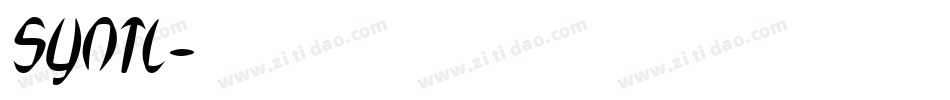 SYNTL字体转换