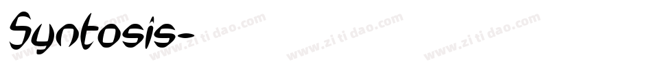 Syntosis字体转换