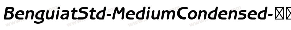 BenguiatStd-MediumCondensed字体转换