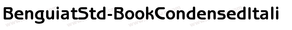 BenguiatStd-BookCondensedItalic字体转换