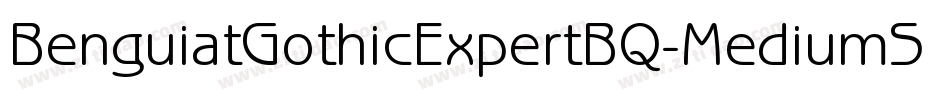 BenguiatGothicExpertBQ-MediumSC字体转换