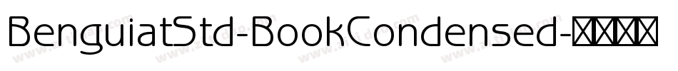 BenguiatStd-BookCondensed字体转换