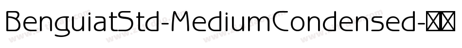 BenguiatStd-MediumCondensed字体转换