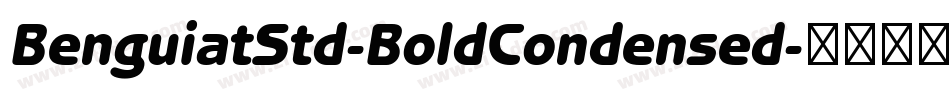 BenguiatStd-BoldCondensed字体转换
