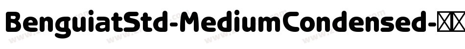 BenguiatStd-MediumCondensed字体转换