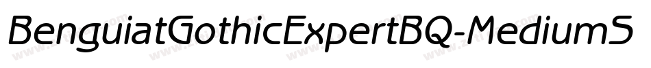 BenguiatGothicExpertBQ-MediumSC字体转换