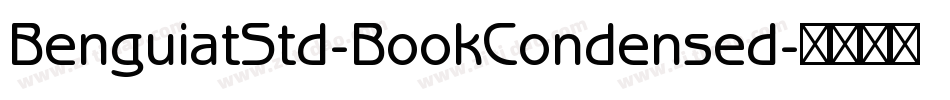 BenguiatStd-BookCondensed字体转换