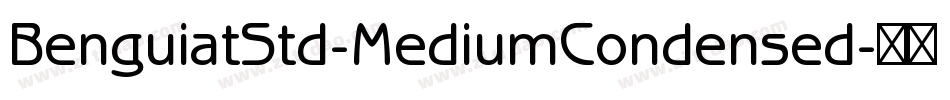 BenguiatStd-MediumCondensed字体转换