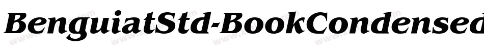 BenguiatStd-BookCondensed字体转换