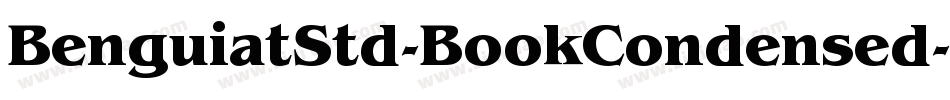 BenguiatStd-BookCondensed字体转换