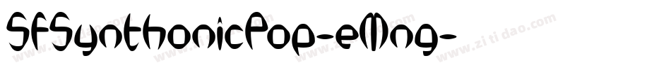 SfSynthonicPop-eMng字体转换 SfSynthonicPop-eMng字体转换