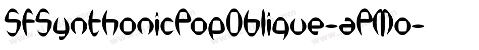 SfSynthonicPopOblique-aPMo字体转换 SfSynthonicPopOblique-aPMo字体转换