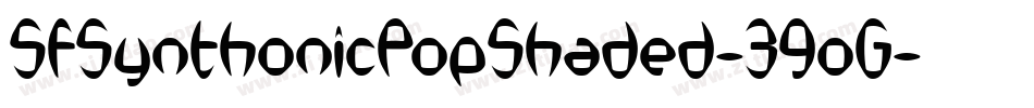 SfSynthonicPopShaded-39oG字体转换 SfSynthonicPopShaded-39oG字体转换