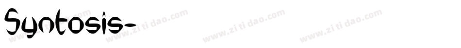 Syntosis字体转换