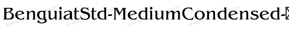 BenguiatStd-MediumCondensed字体转换