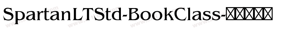 SpartanLTStd-BookClass字体转换