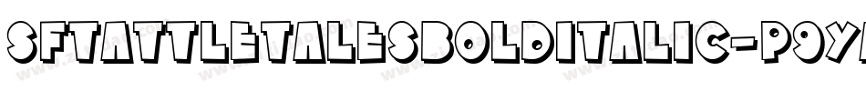 SfTattleTalesBoldItalic-p9ya字体转换
