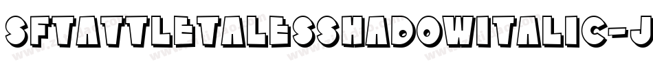 SfTattleTalesShadowItalic-JWr7字体转换