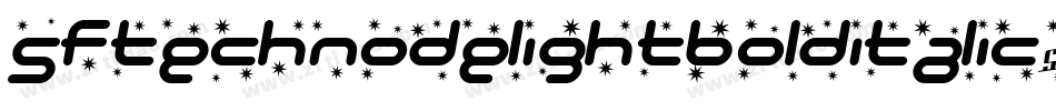 SfTechnodelightBoldItalic-zJla字体转换 SfTechnodelightBoldItalic-zJla字体转换